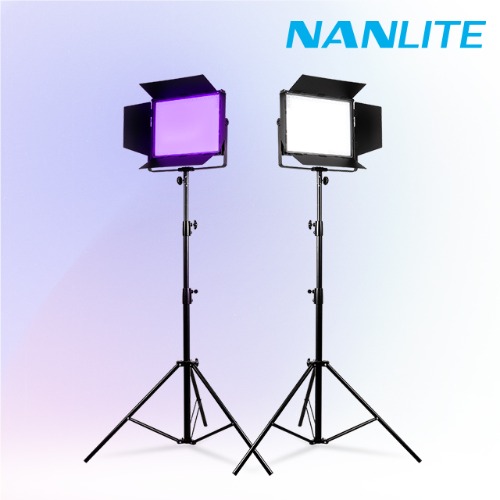 [NANLITE] 난라이트 방송 촬영 RGB LED조명 믹스패널150 투스탠드세트 / MixPanel150